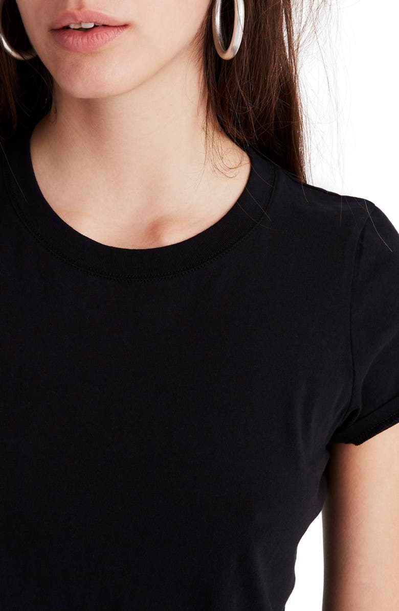 Madewell Northside Vintage Tee, Alternate, color, True Black