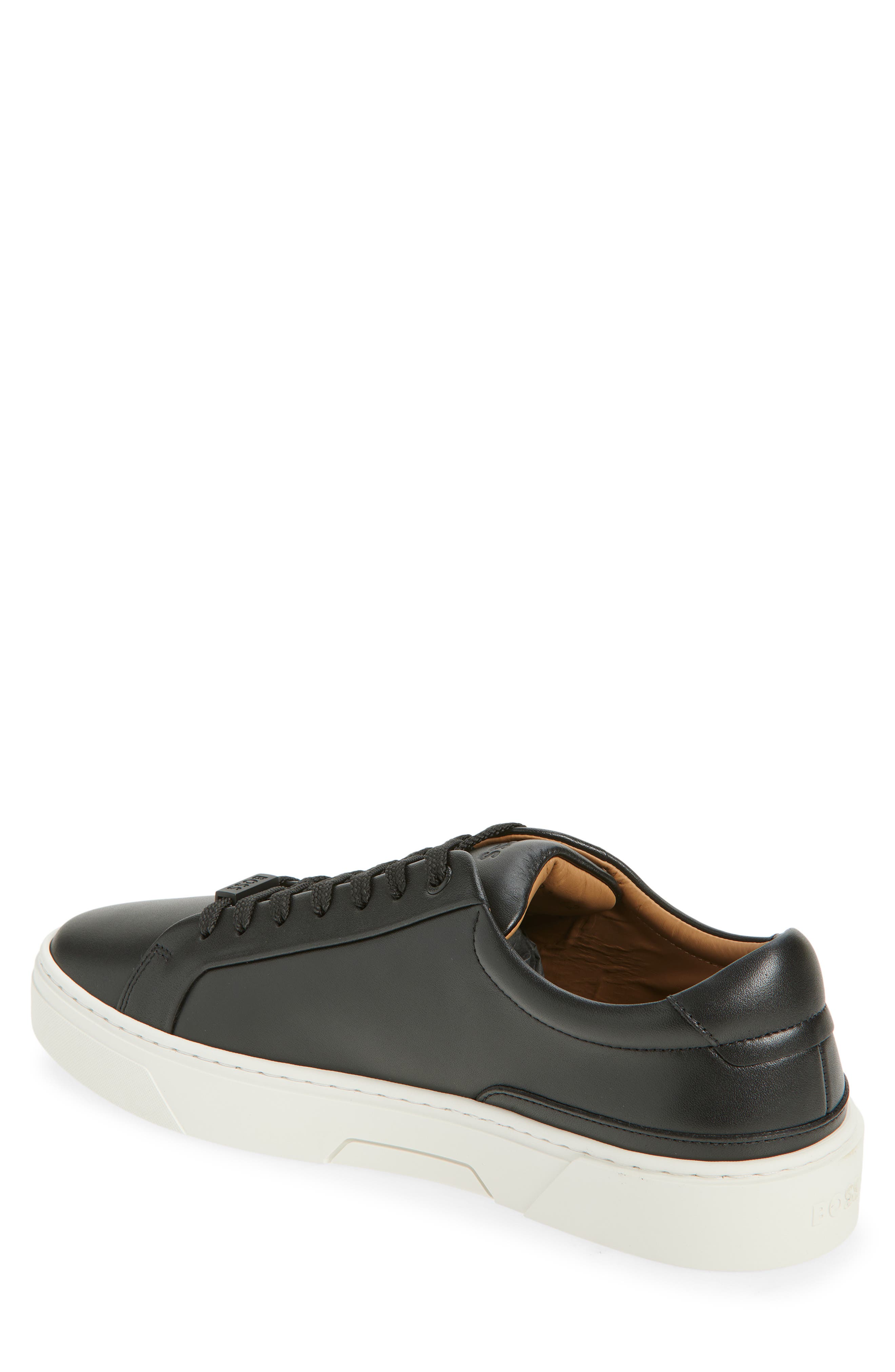 BOSS Gary Low Top Sneaker, Alternate, color, Black