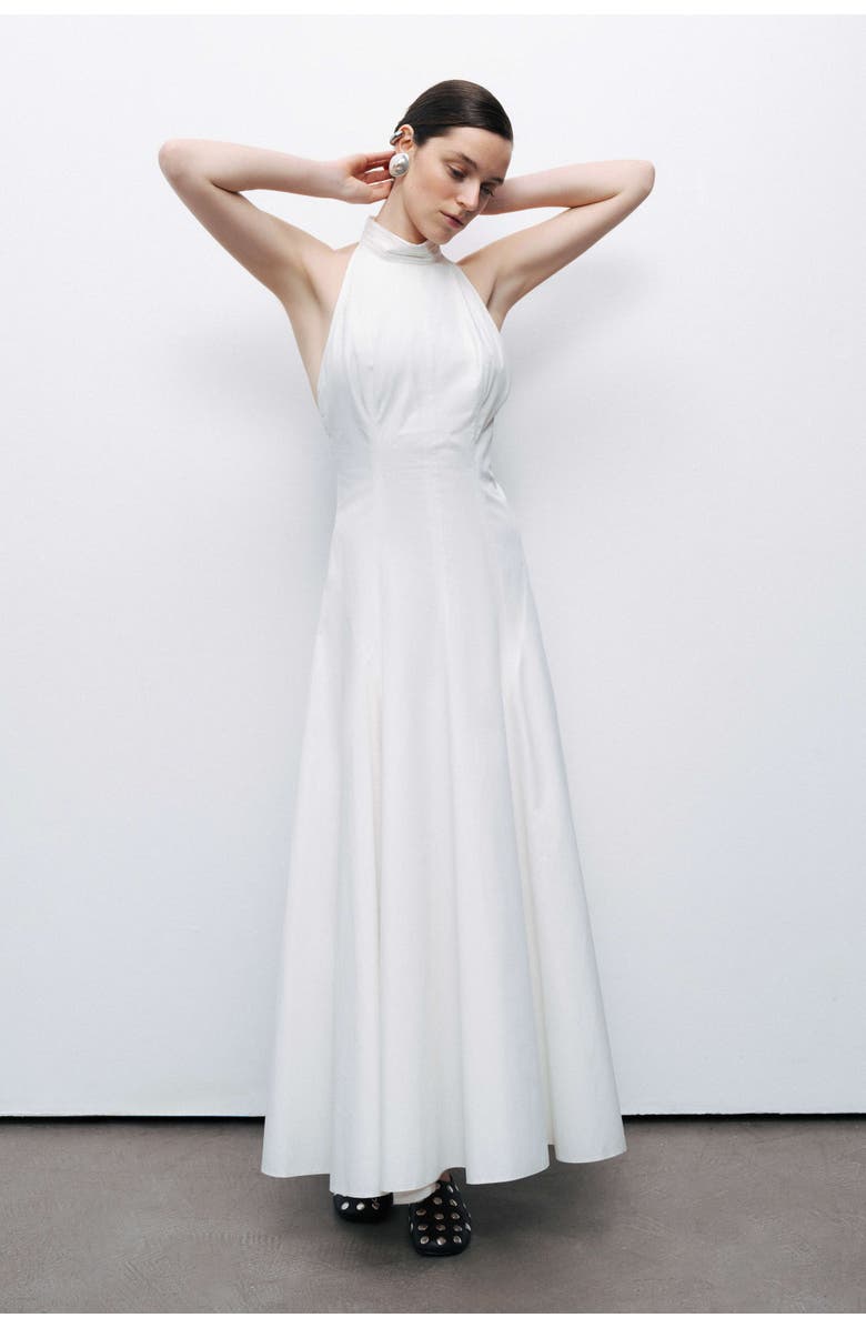 Nocturne Turtleneck Maxi Dress, Alternate, color,