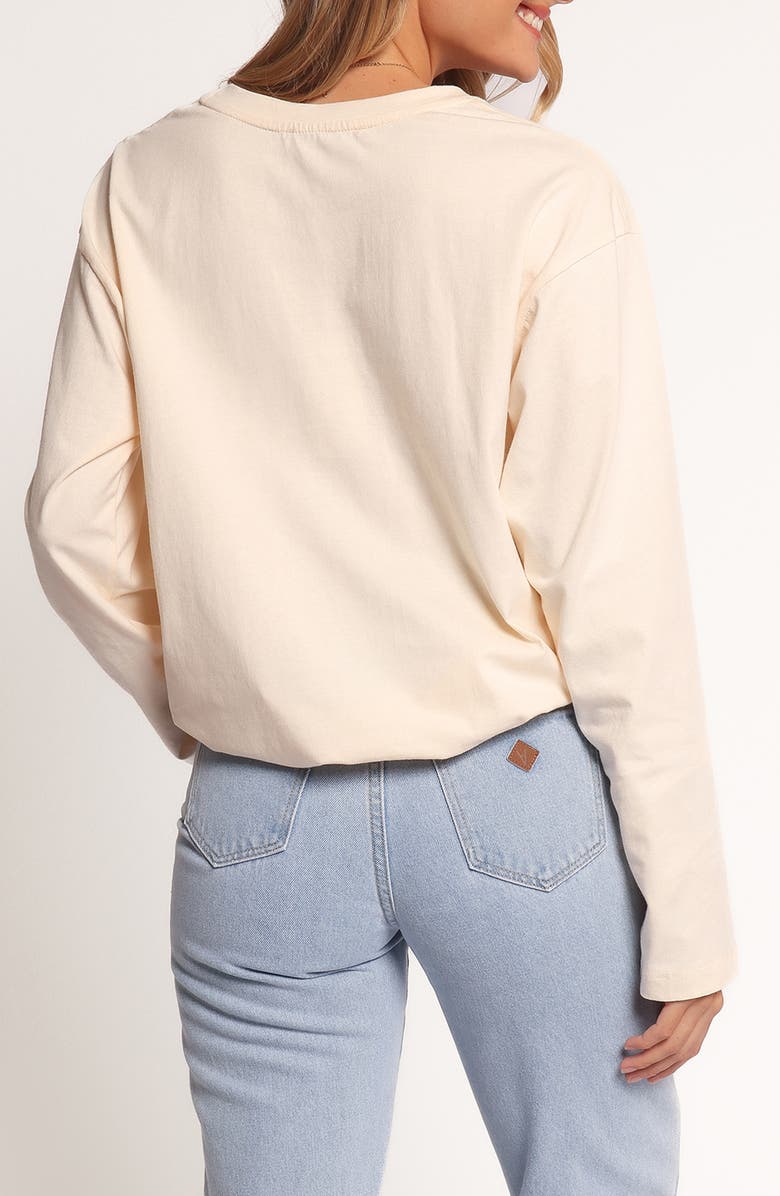 Petal & Pup Flower Market Long Sleeve Graphic T-Shirt, Alternate, color, Cream