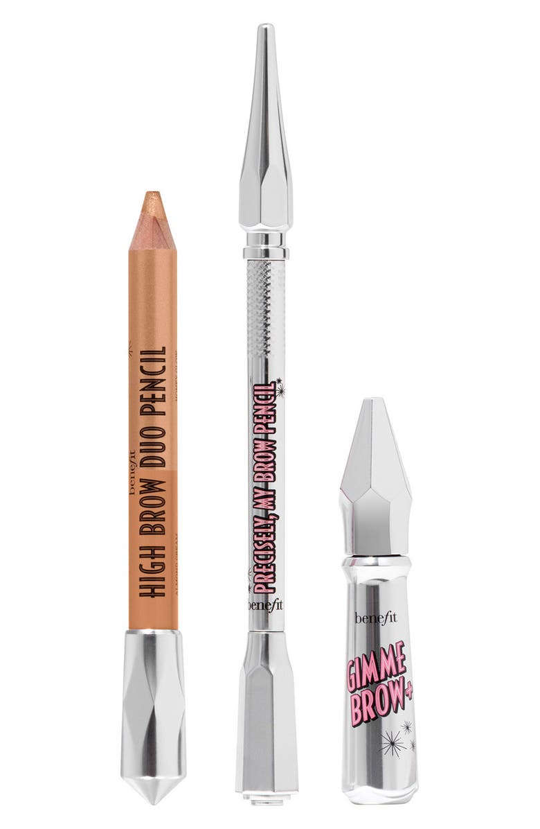 Benefit Cosmetics Benefit Full Size Jingle Brows Brow Gel, Pencil & Highlighter Set, Main, color,