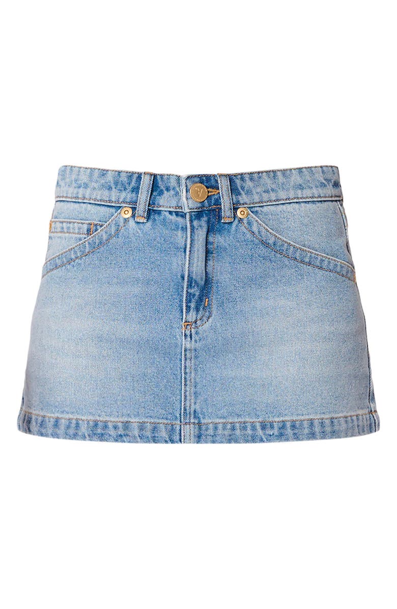 ABRAND Denim Skirt, Alternate, color, Jody Blue