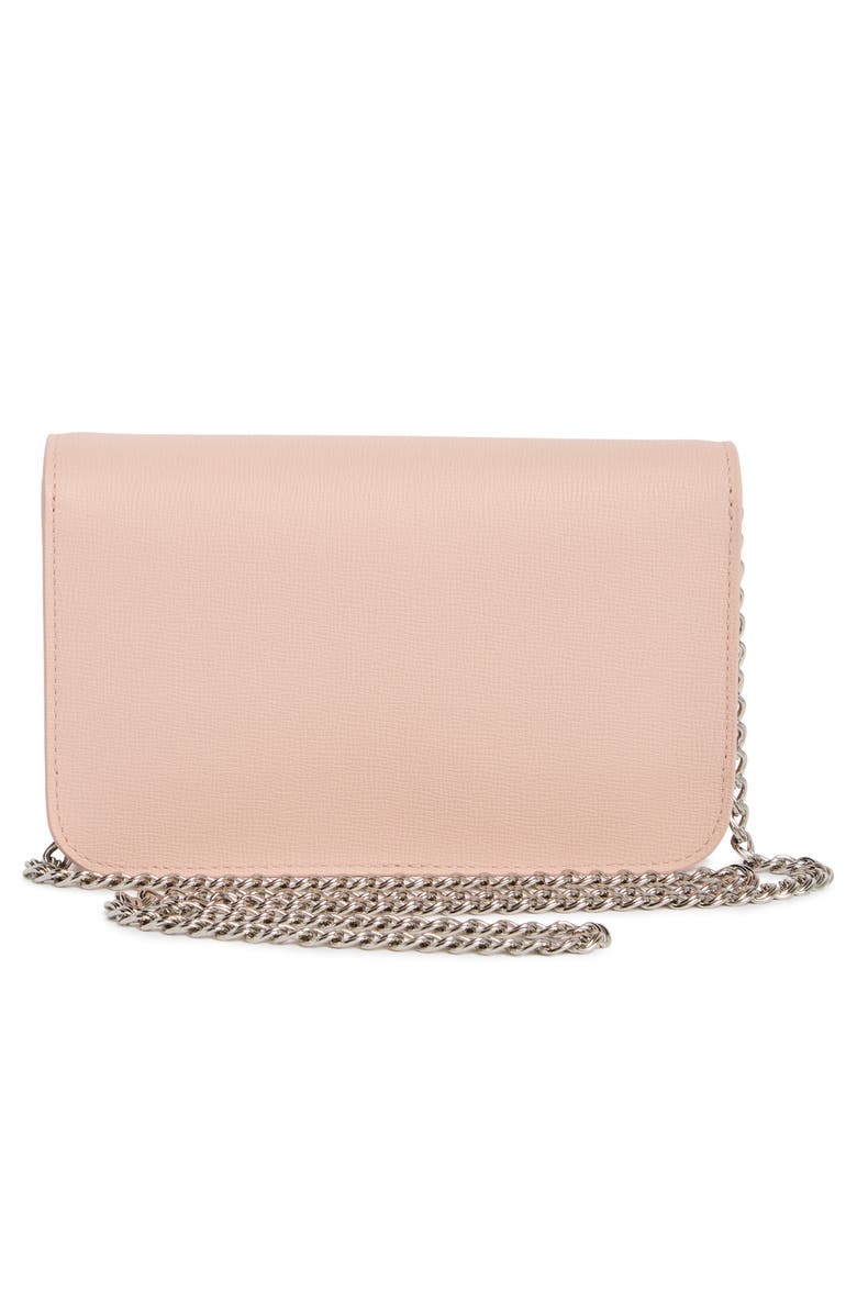 Longchamp Wallet on a Chain Crossbody Bag, Alternate, color, Powder Pnk