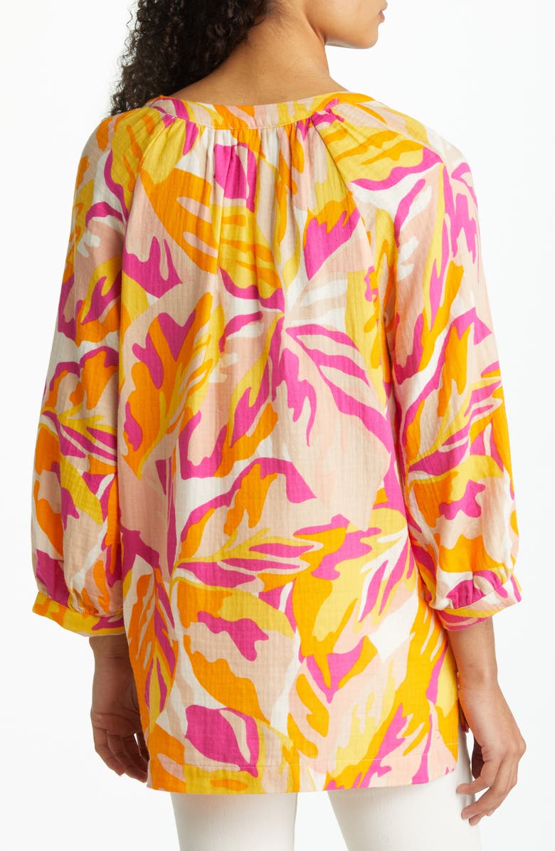Sanctuary Island Print Gauze Tunic, Alternate, color,