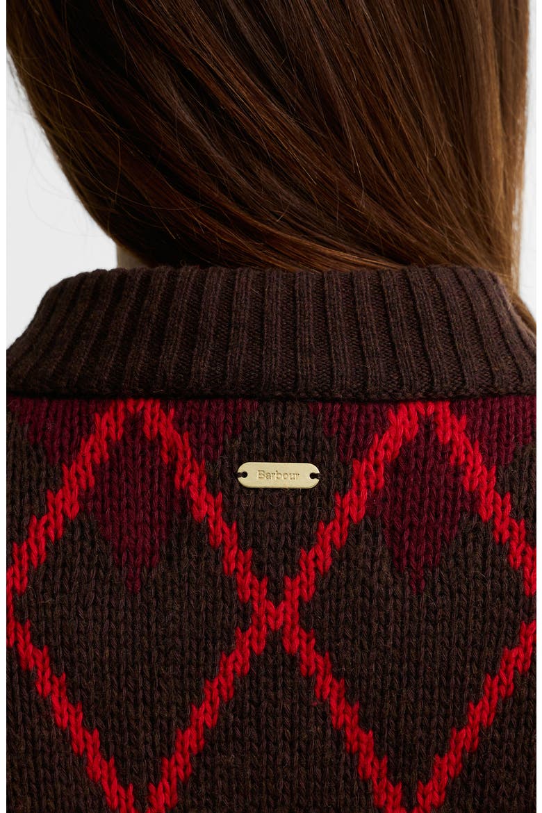 Adina Fair Isle Sweater, Alternate, color, BROWN MULTI