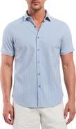 Robert Graham Fornillo Classic Fit Stripe Short Sleeve Button-Up Shirt