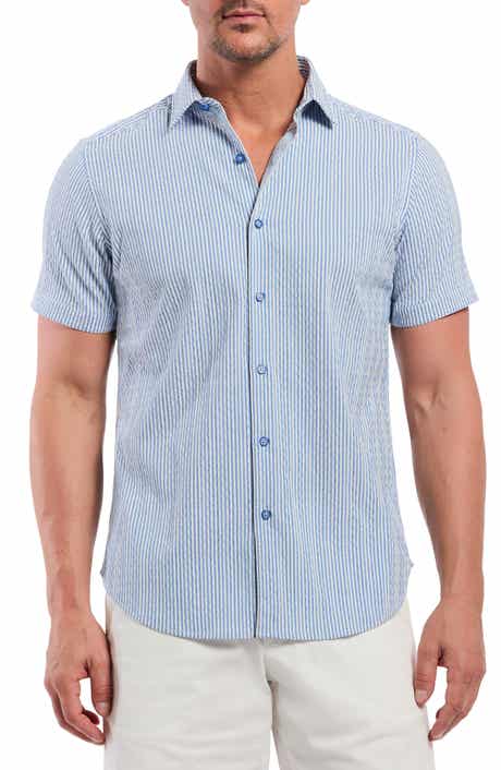 Robert Graham Fornillo Classic Fit Stripe Short Sleeve Button-Up Shirt