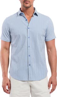 Robert Graham Fornillo Classic Fit Stripe Short Sleeve Button-Up Shirt