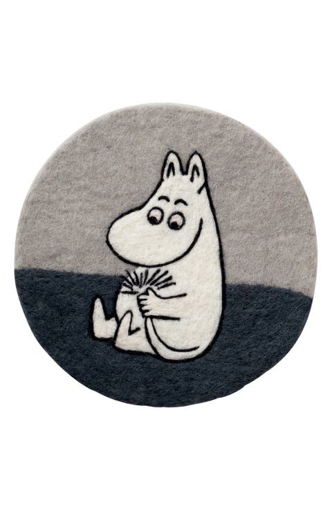 Kids' Handmade Moomin Woven Wool Seat Pad