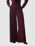 The Fold Clever Crepe Lyon Palazzo Trousers