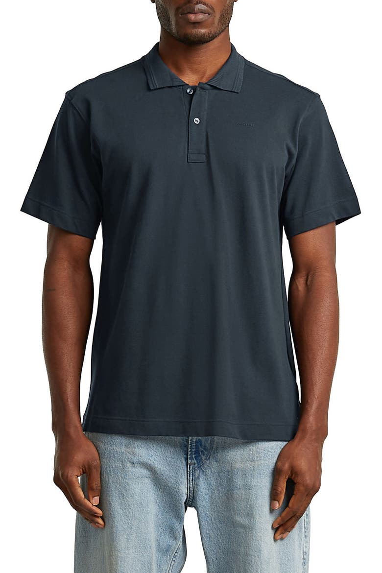 Core Organic Cotton Piqué Polo, Main, color, SALUTE