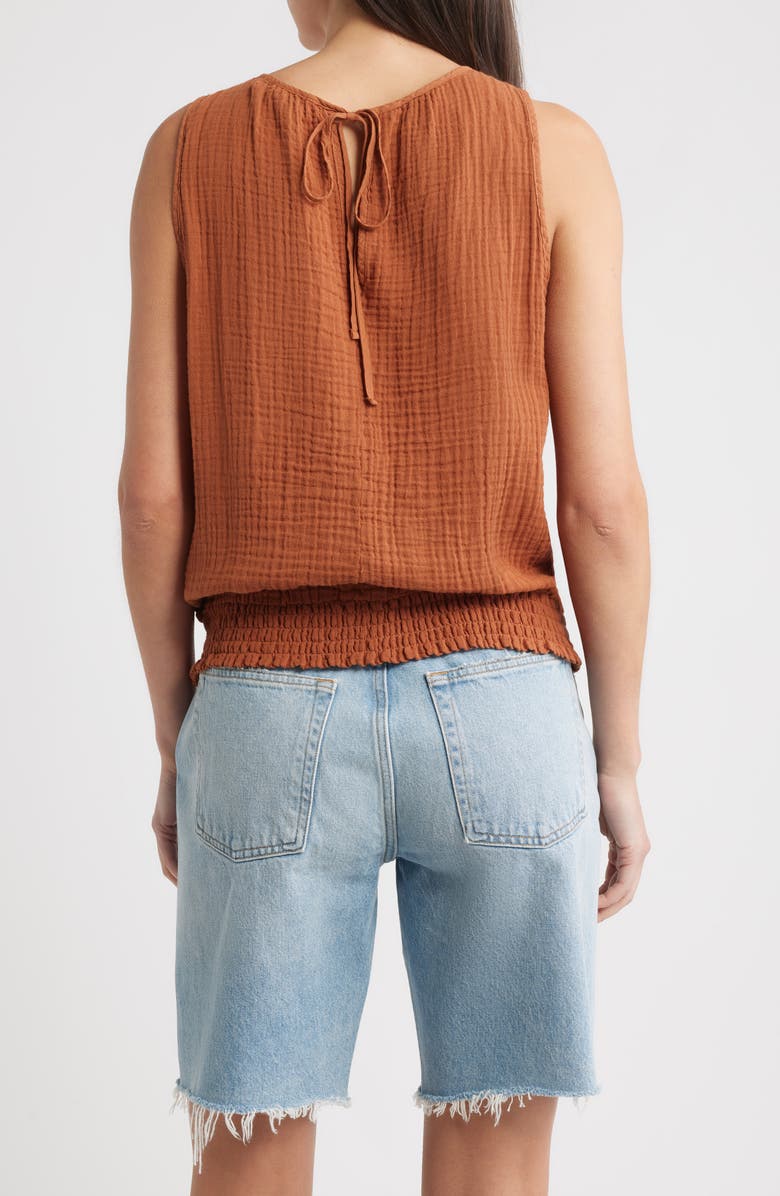 Michael Stars Janelle Tie Neck Tank, Alternate, color,