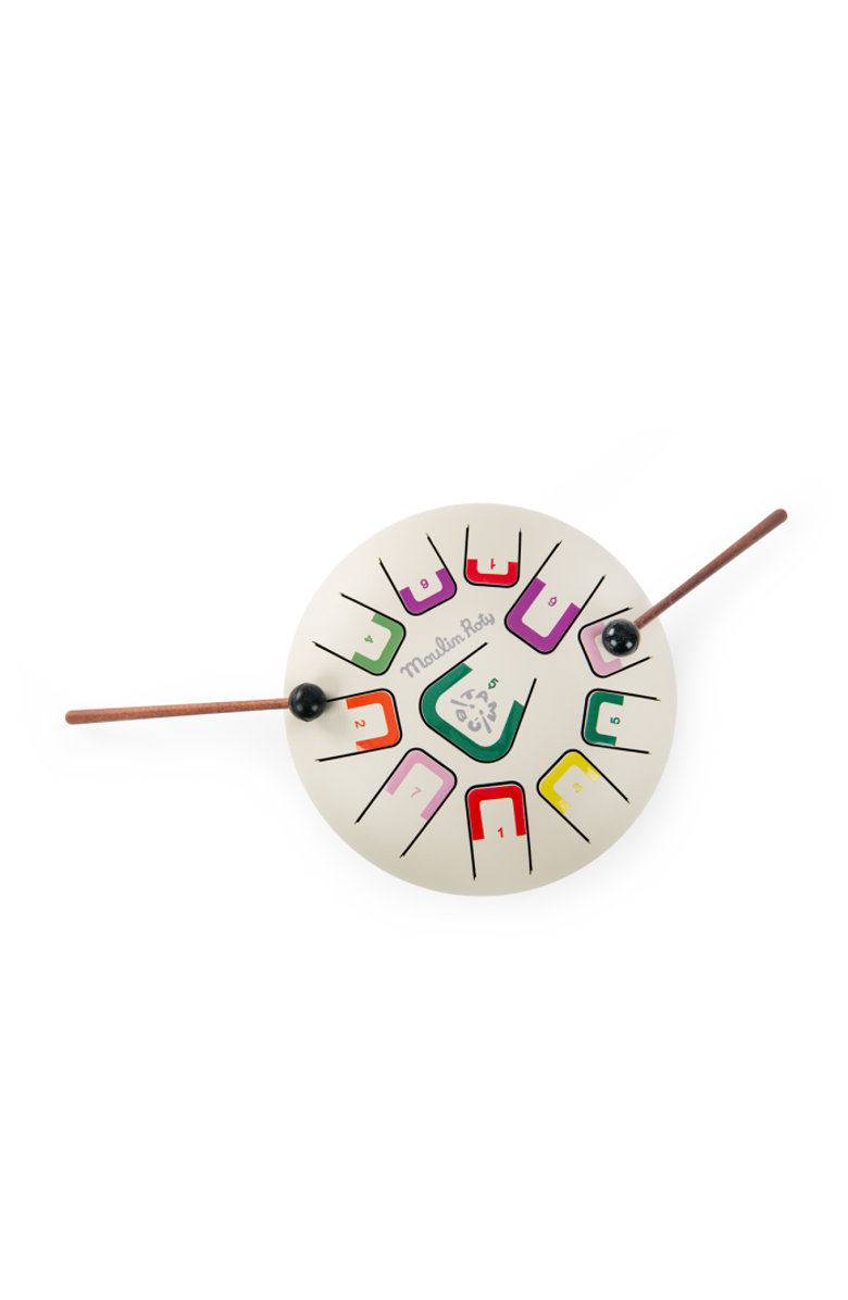 Moulin Roty Tongue drum After the Rain, Main, color, Beige