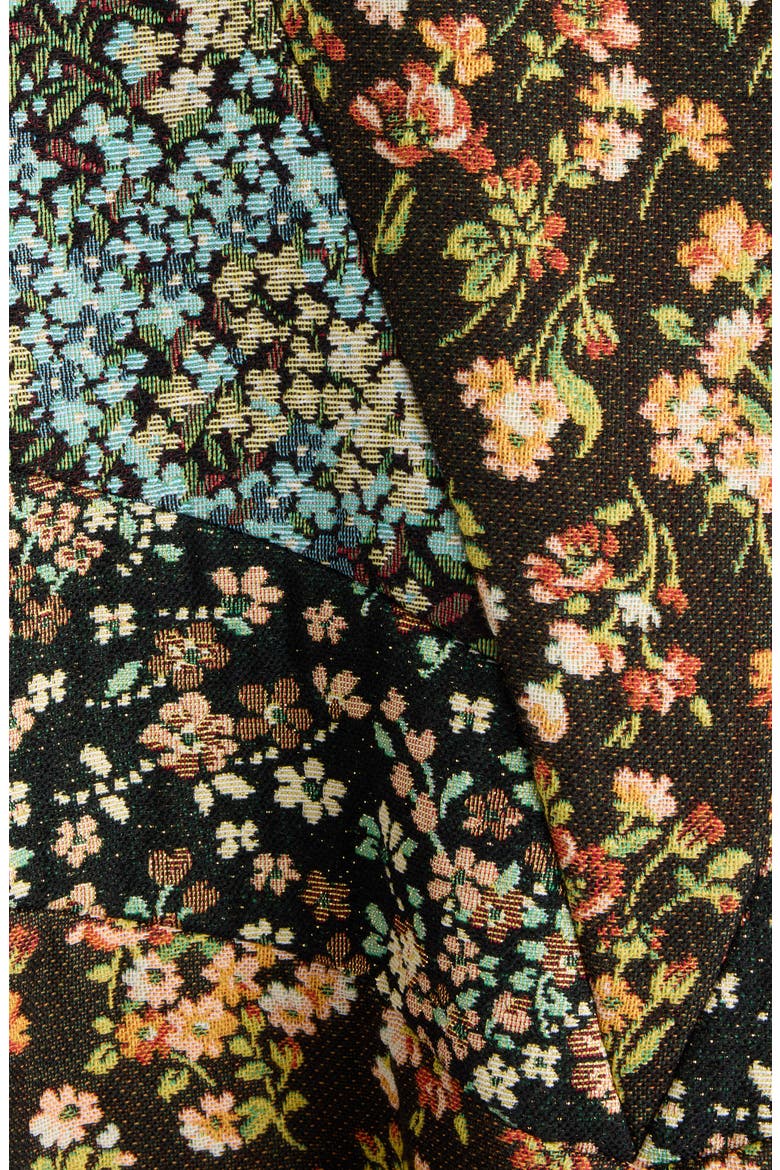 Vango Floral Gobelin Jacquard Jacket, Alternate, color, SKY