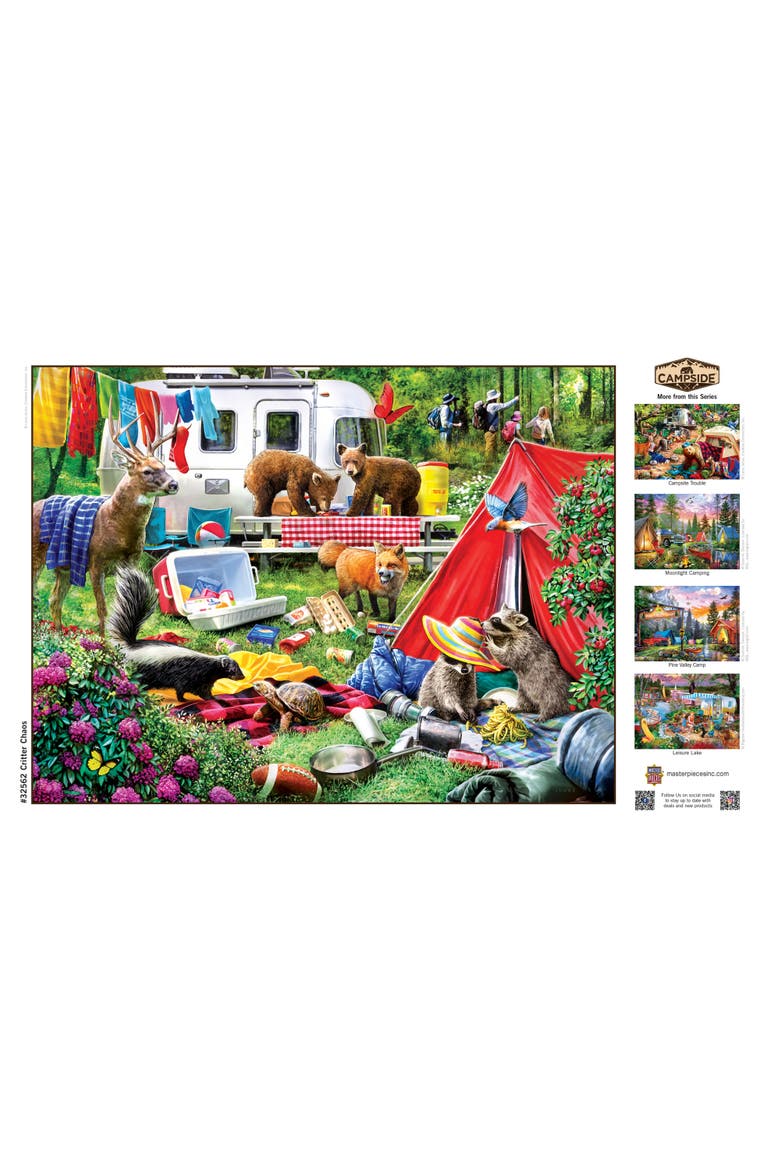 Critter Chaos 300 Piece Jigsaw Puzzle, Alternate, color, Multicolor