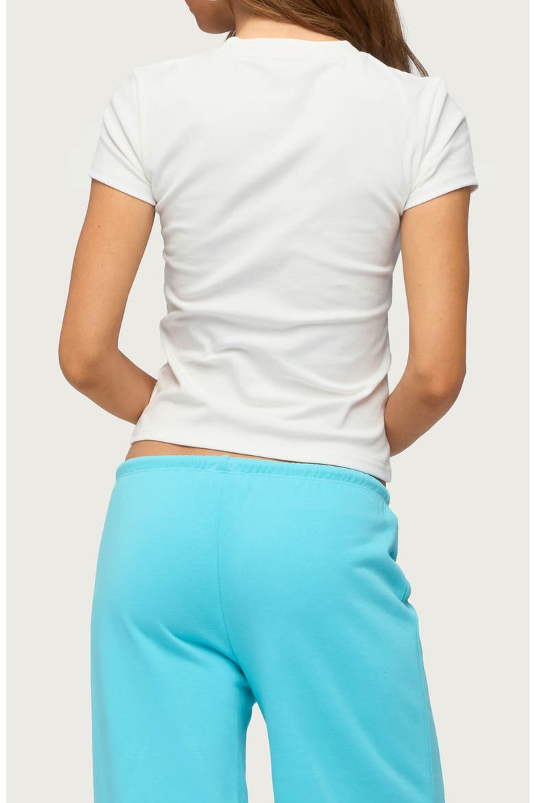Super Model Sequin T-Shirt, Alternate, color, WHITE
