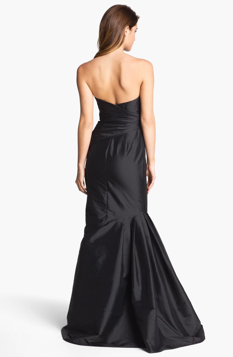 ML Monique Lhuillier Strapless Trumpet Gown, Alternate, color, 