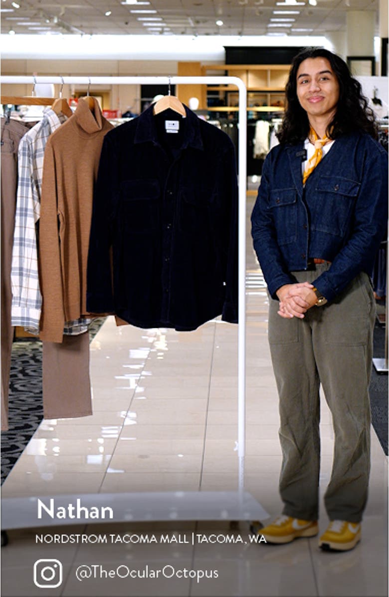 Folmer 1725 Cotton Corduroy Button-Up Shirt Jacket, sales video thumbnail