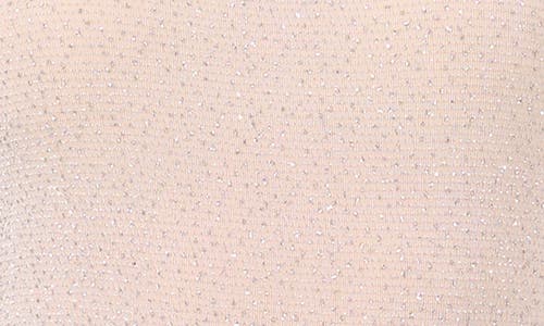 Shop Vince Camuto Shimmer Keyhole Tank In Soft Cream