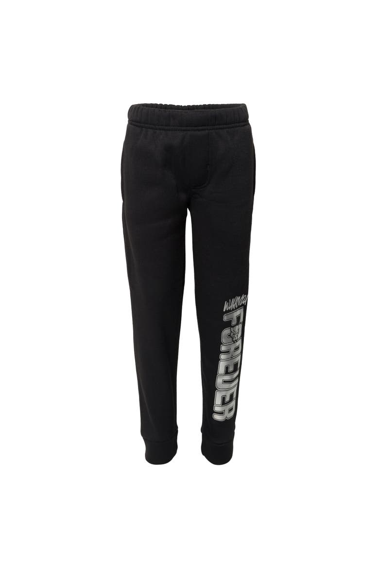 Avengers Cosplay Fleece Hoodie and Pants Set, Alternate, color, Black Panther Black