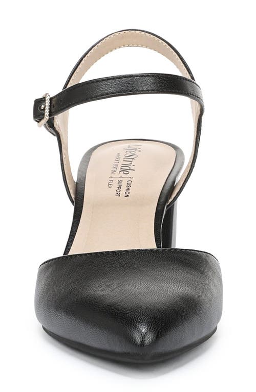 Lifestride Amaryllis Ankle Strap Pump In Black
