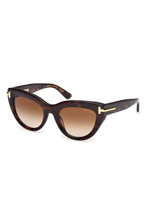 Tom Ford Icon 52mm Cat Eye Sunglasses In Multi