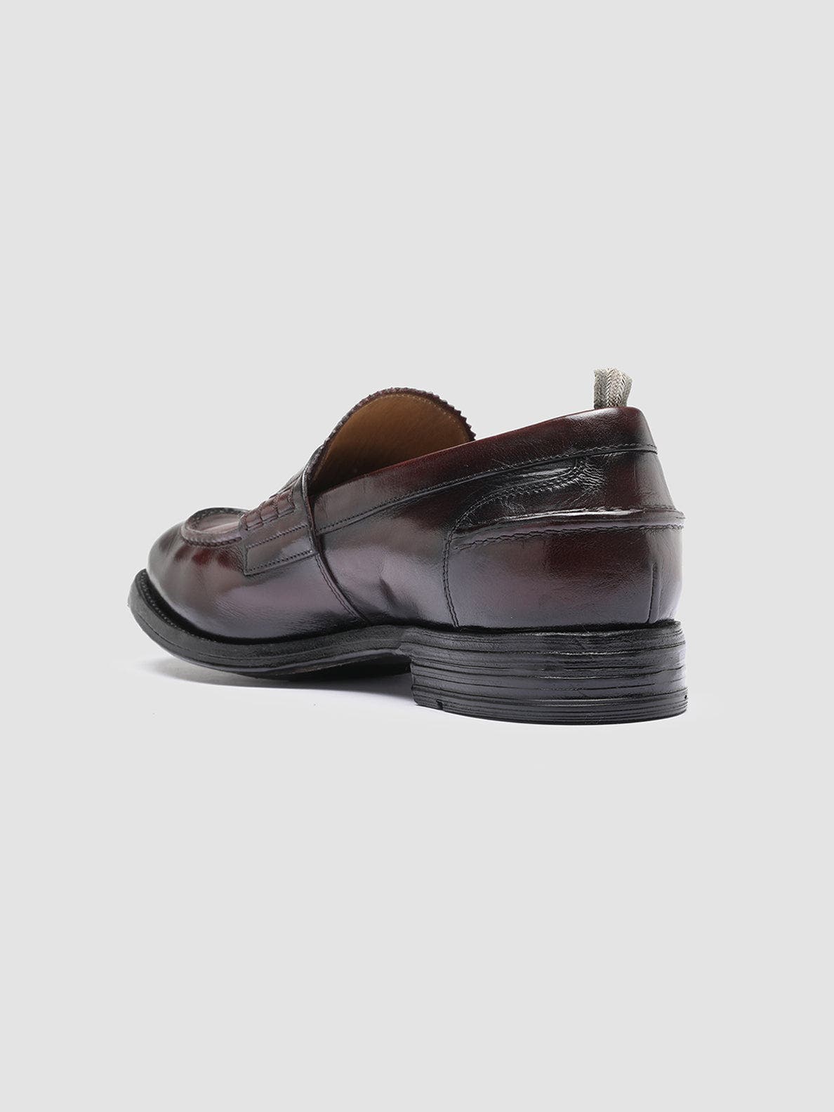 Balance 011 Leather Penny Loafers, Alternate, color, Burgundy