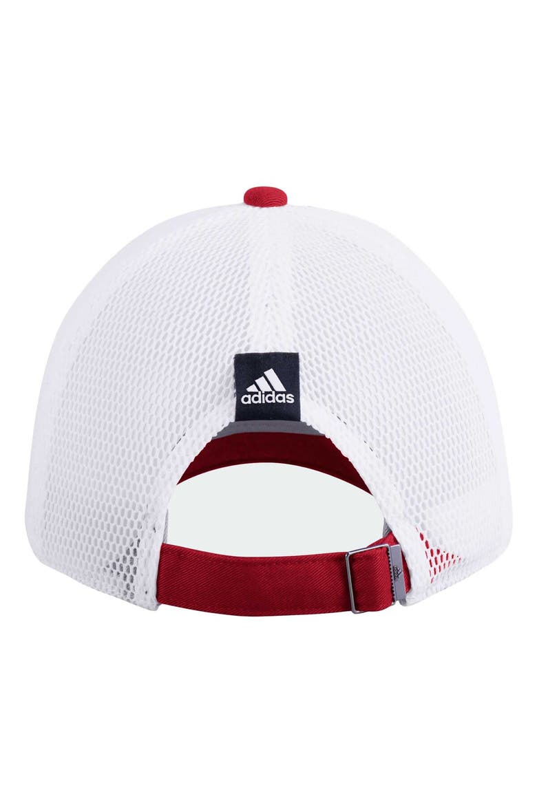 Men's adidas Red Louisville Cardinals Mascot Slouch Trucker Adjustable Hat, Alternate, color, Red