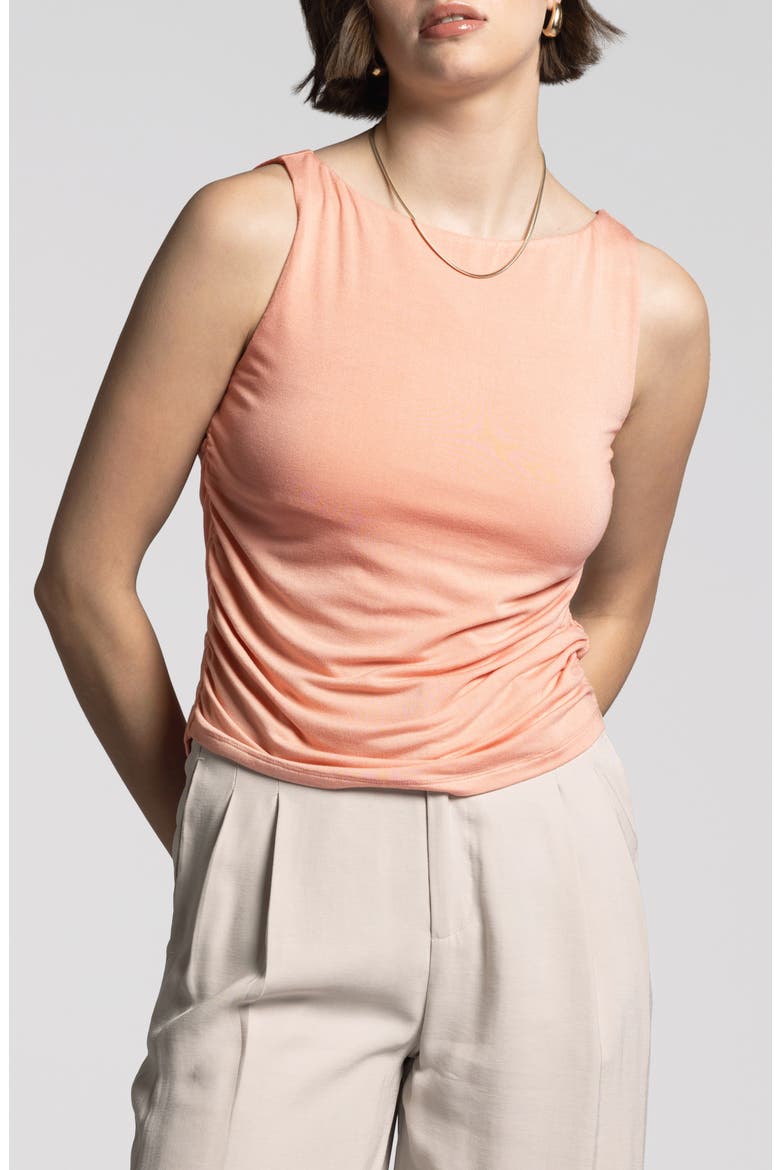 Nico Stretch Tank, Main, color, MUTED CLAY