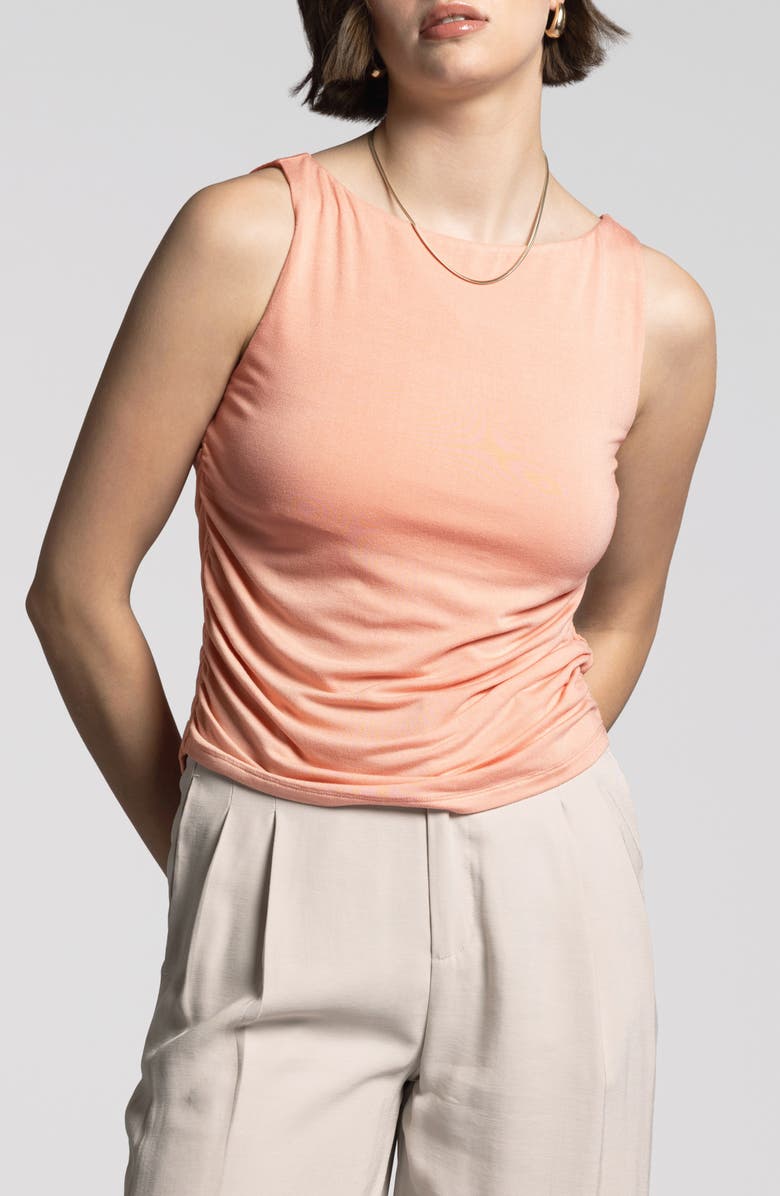 WEEKEND LOS ANGELES Nico Stretch Tank, Main, color, Muted Clay