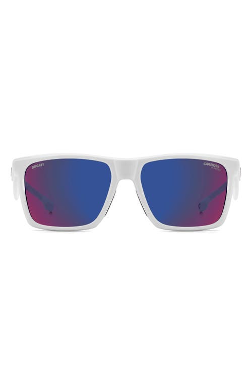Carrera Eyewear Carduc 57mm Rectangular Sunglasses In Multi