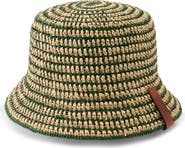 Helen Kaminski Shashika Raffia Crochet Bucket Hat