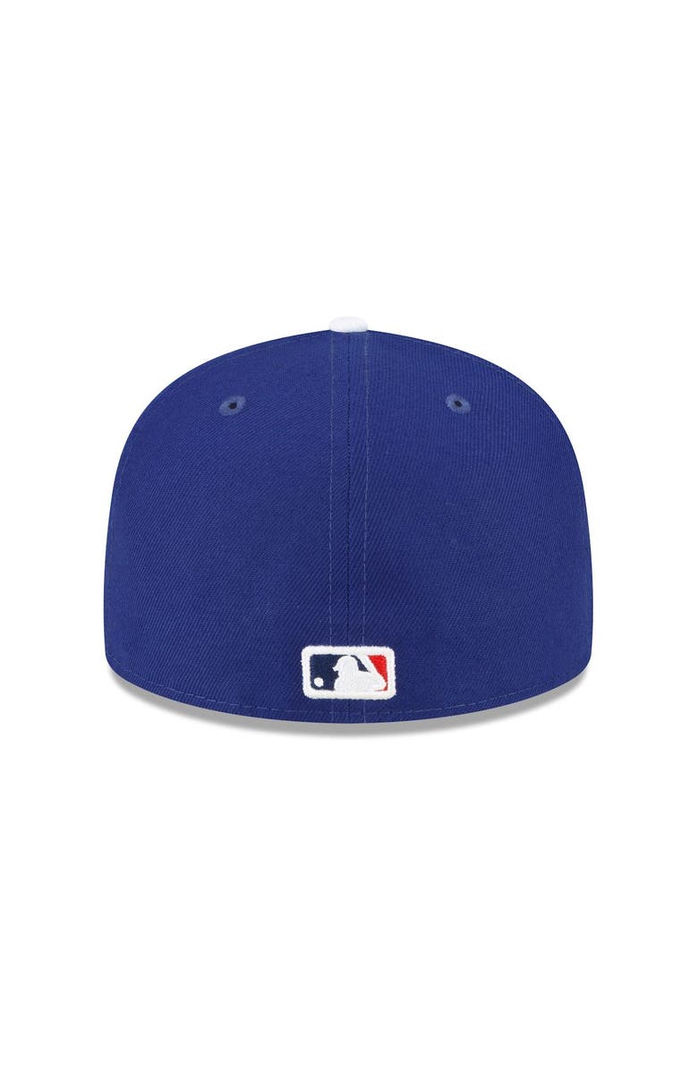 New Era Men's New Era Royal Los Angeles Dodgers Throwback Authentic Collection 59FIFTY Fitted Hat, Alternate, color, 