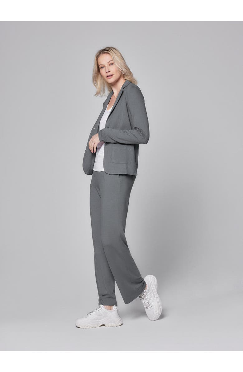 Majestic Filatures Soft Touch Two Button Blazer, Alternate, color, Pirate