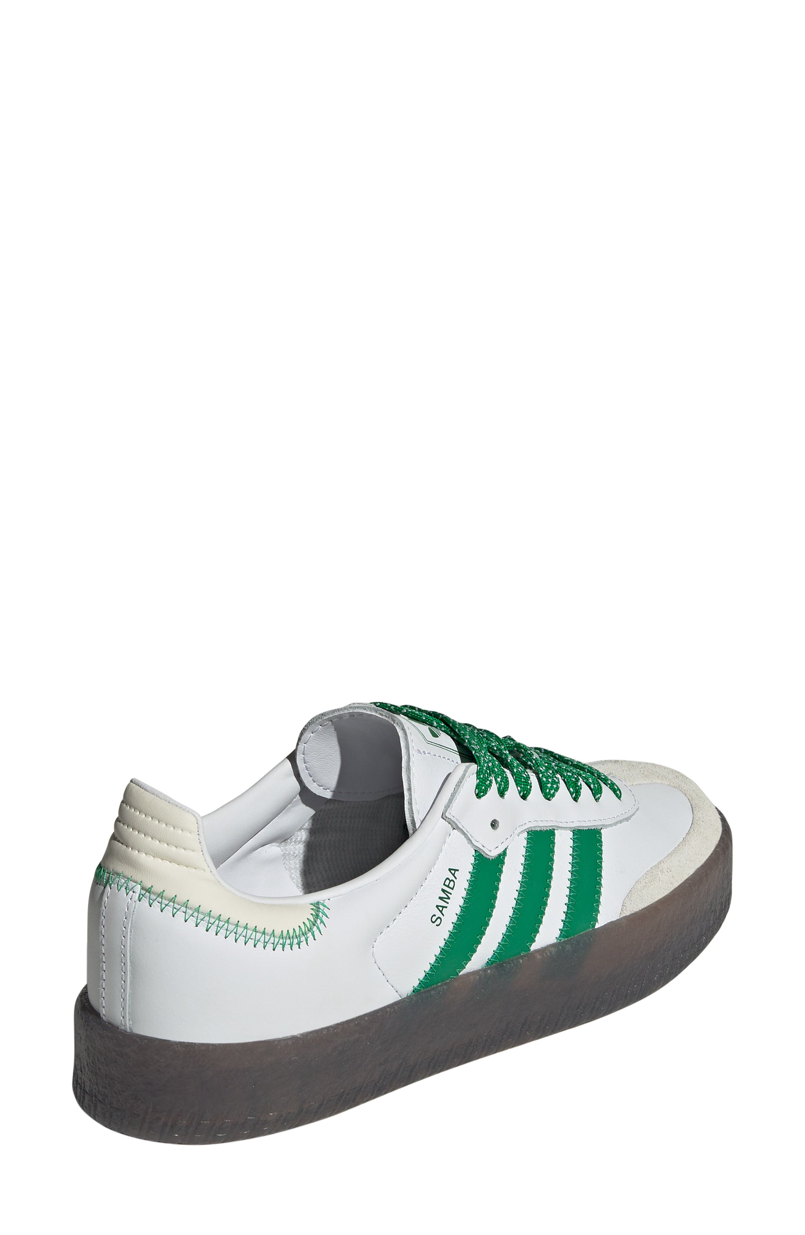 adidas Sambae Sneaker, Alternate, color, White/ Green/ Off White