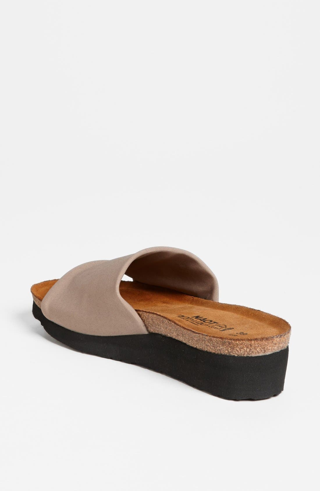 'Alana' Sandal, Alternate, color, BEIGE LINEN STRETCH