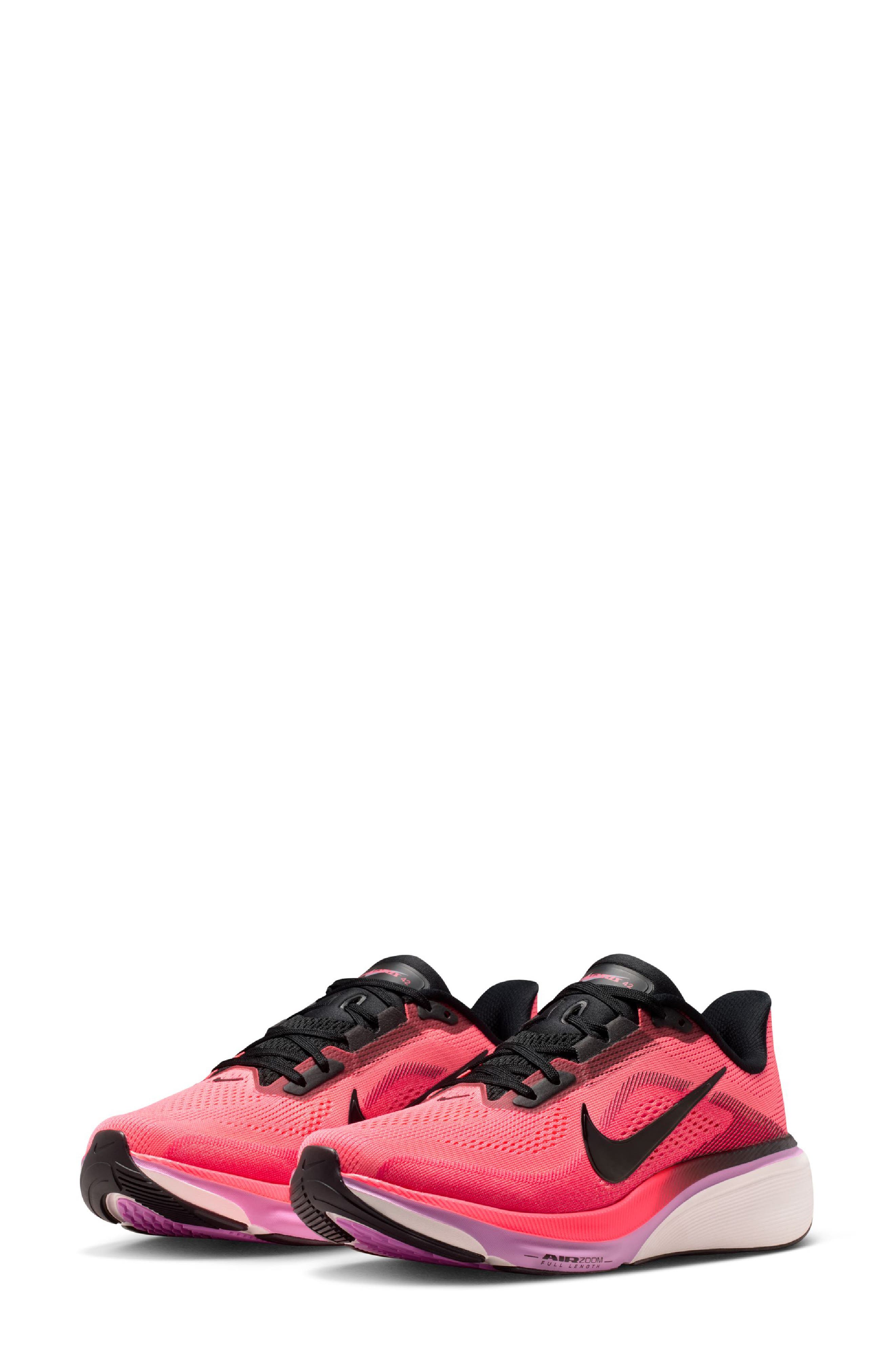 Nike Pegasus 42 Running Shoe, Main, color, Lava/ Black/ Crimson/ White