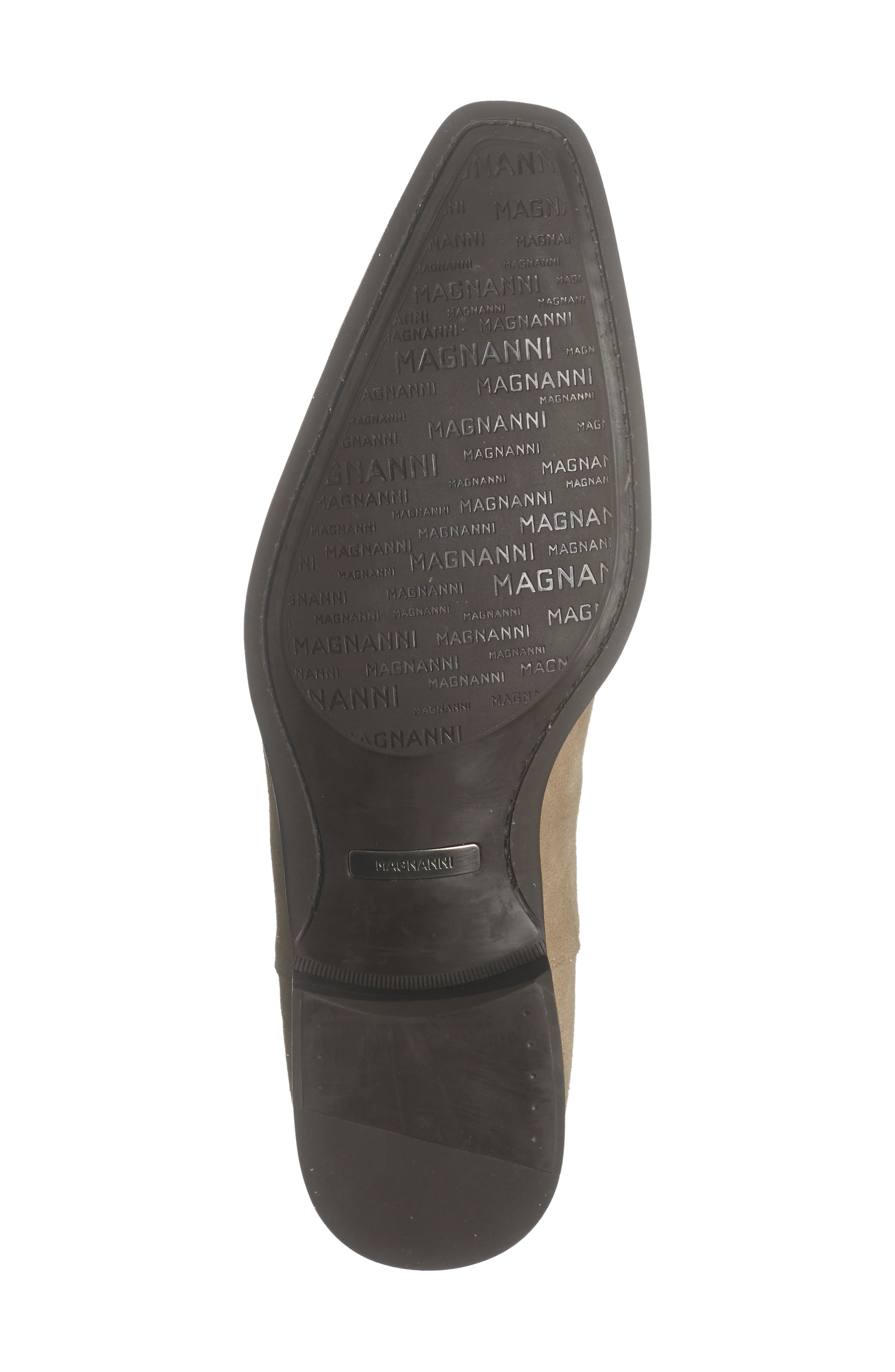 Magnanni Shaw Suede Chelsea Boot, Alternate, color, Taupe