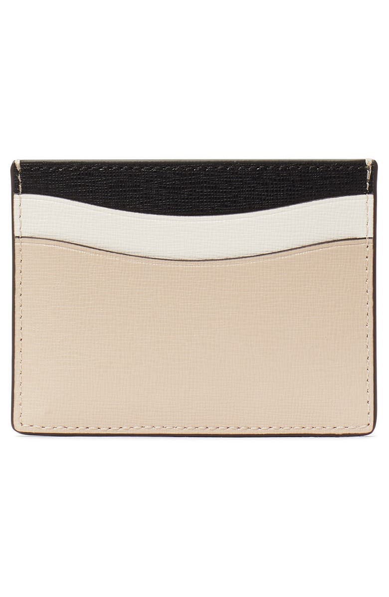 Kate Spade New York morgan leather card holder, Alternate, color, 