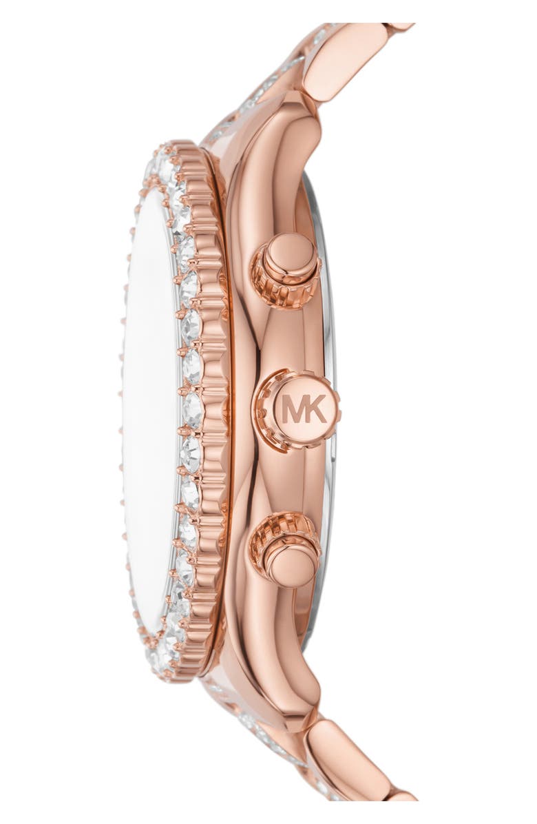 Michael Kors Layton Pavé Chronograph Bracelet Watch, 42mm, Alternate, color,