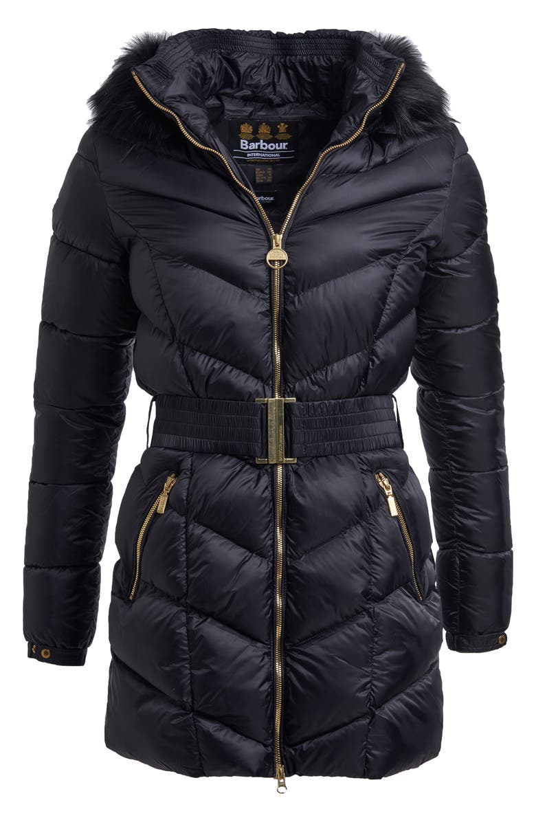 Barbour International Highpoint Quilted Hooded Puffer Jacket, Alternate, color, 