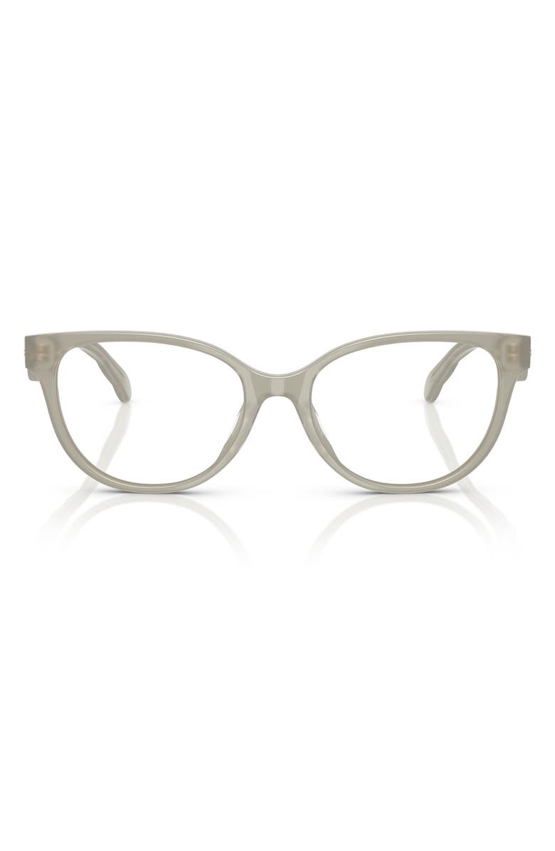 Tory Burch 53mm Phantos Optical Glasses, Main, color, Grey Green