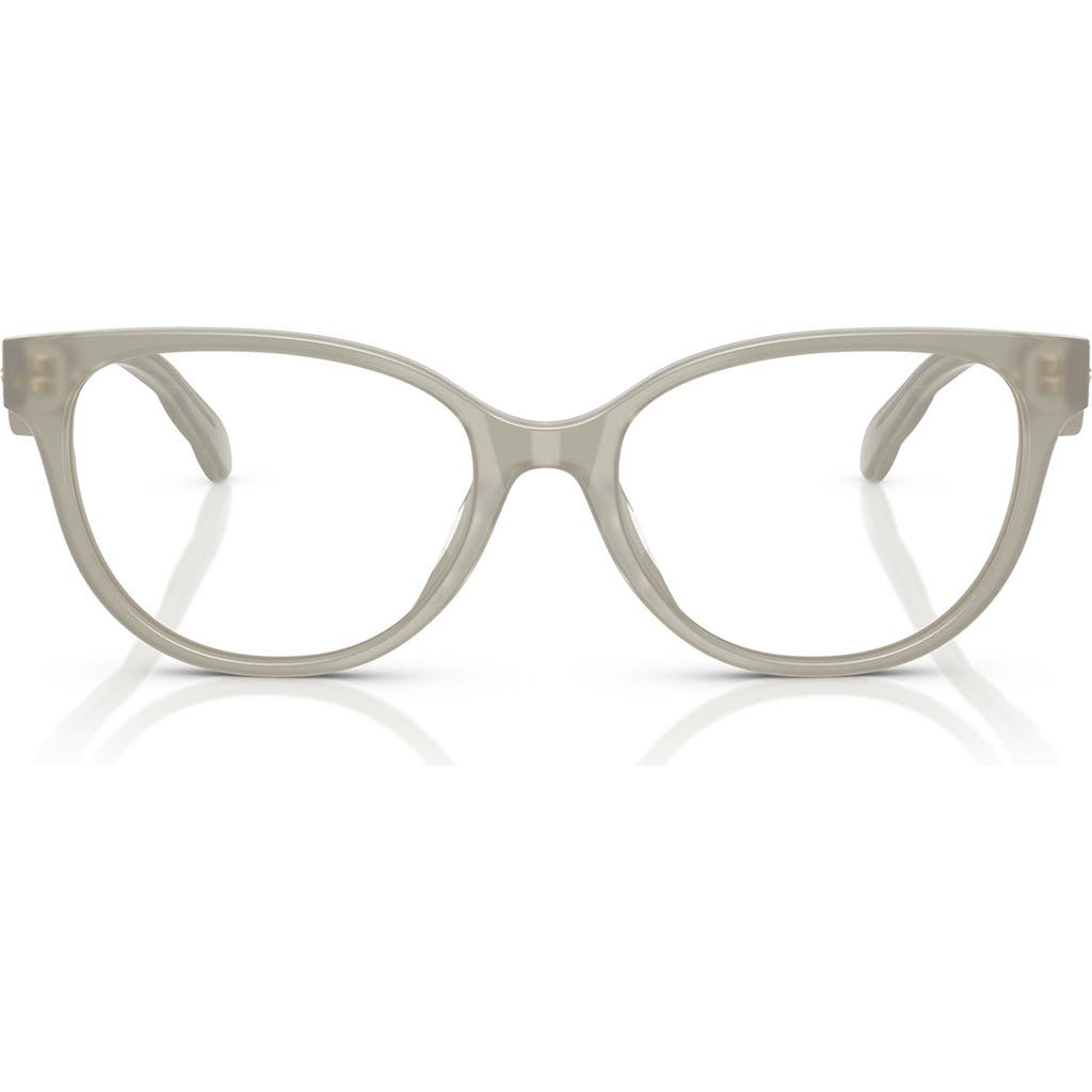 Tory Burch 53mm Phantos Optical Glasses In Grey Green