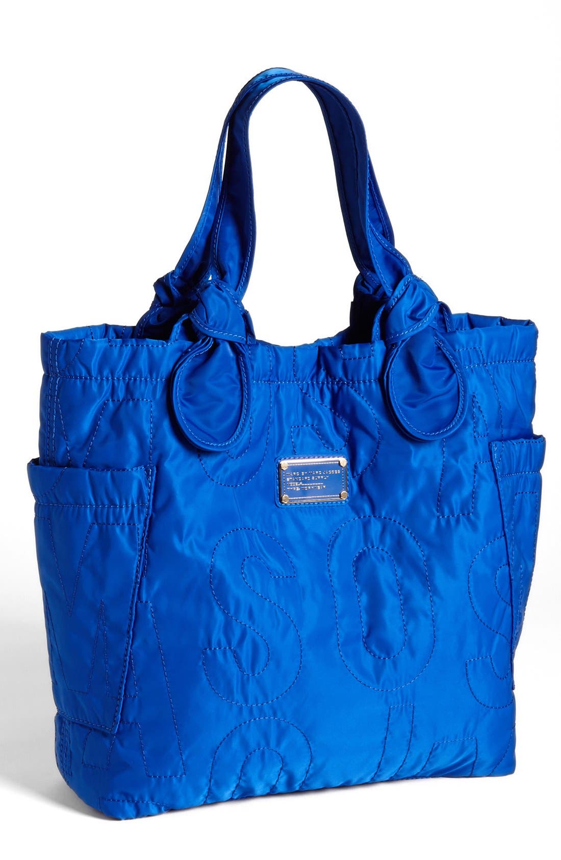 MARC BY MARC JACOBS 'Medium Pretty Nylon Tate' Tote, Main, color, BAUHAUS BLUE