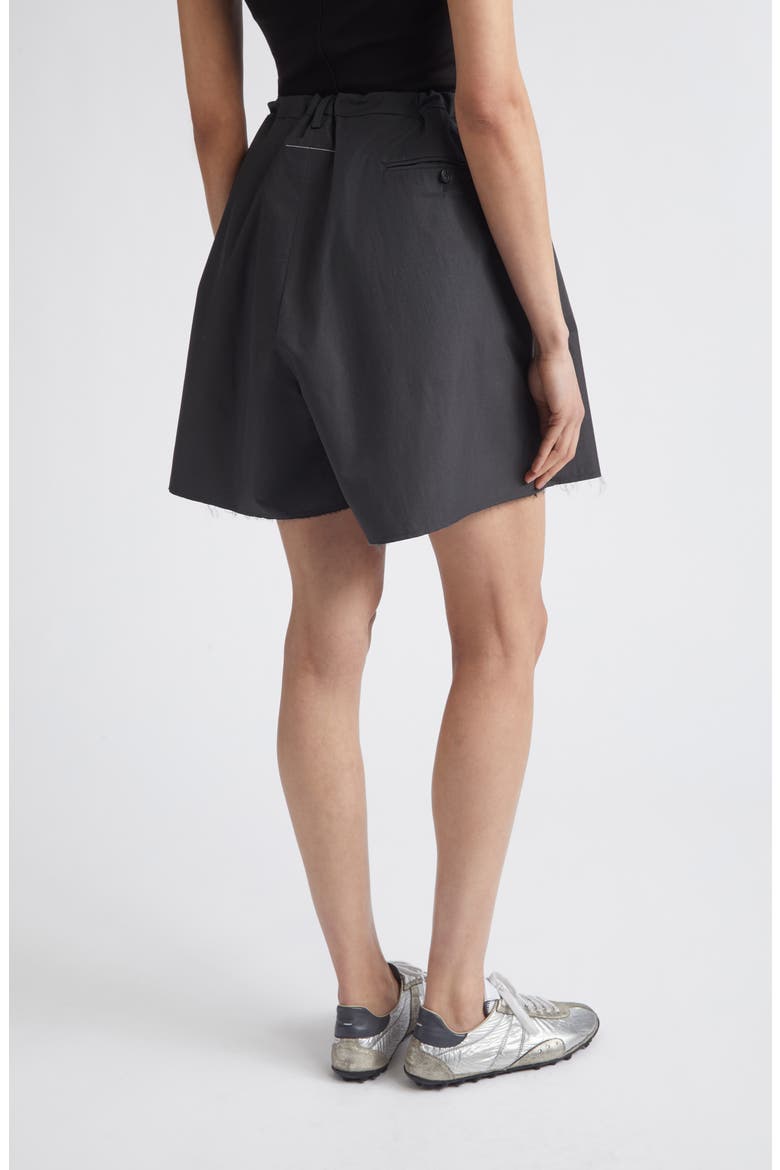 Raw Hem Wide Leg Shorts, Alternate, color, ANTHRACITE GREY