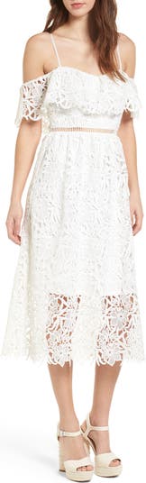 d and g lace dress Dolce & Gabbana Organza Short Dress With Lace Inlay main image 0
