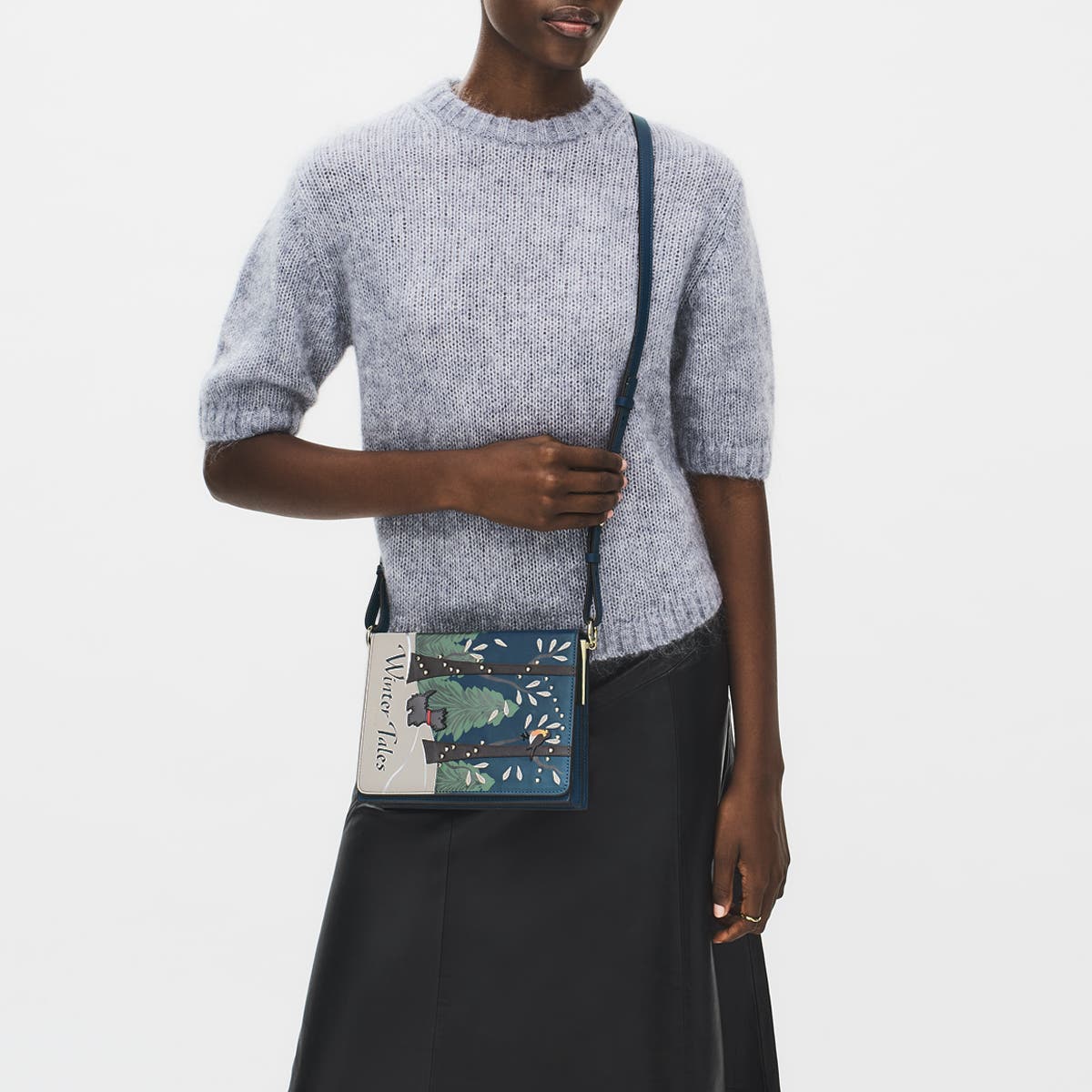 Radley Book Street - Winter Tales Small Flapover Crossbody Bag, Alternate, color, 