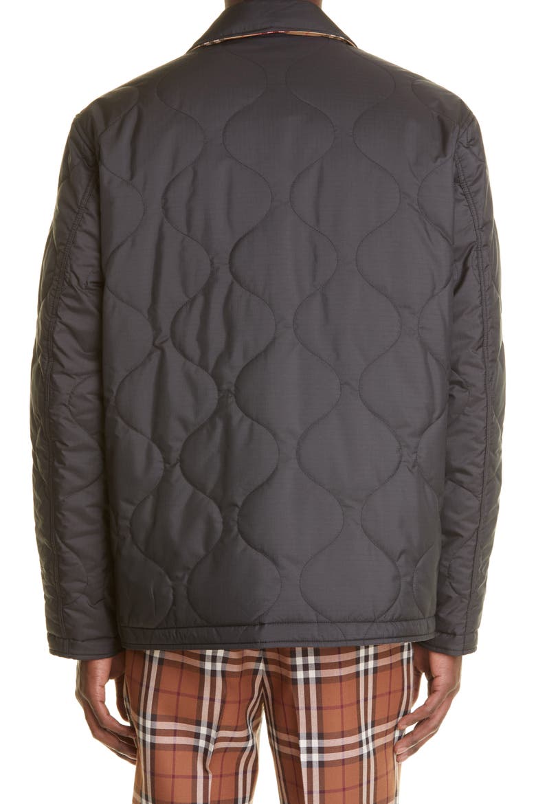 Francis Quilted Reversible Jacket, Alternate, color, BLACK