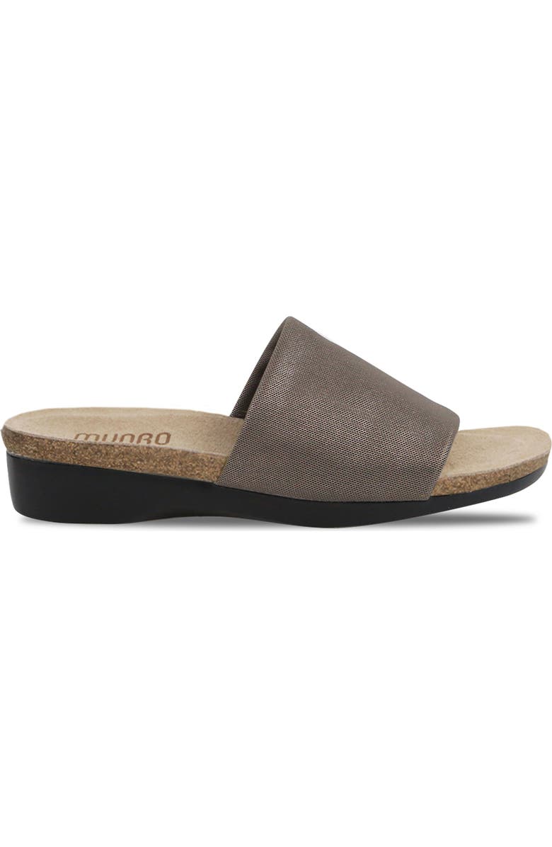 Munro Casita Slide Sandal, Alternate, color, Mocha Metallic