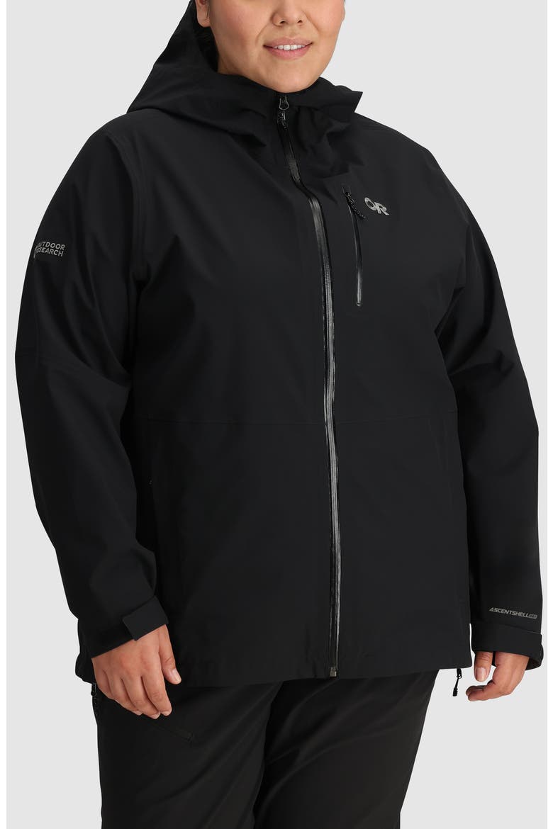 Aspire II Gore-Tex® Waterproof Jacket, Main, color, BLACK
